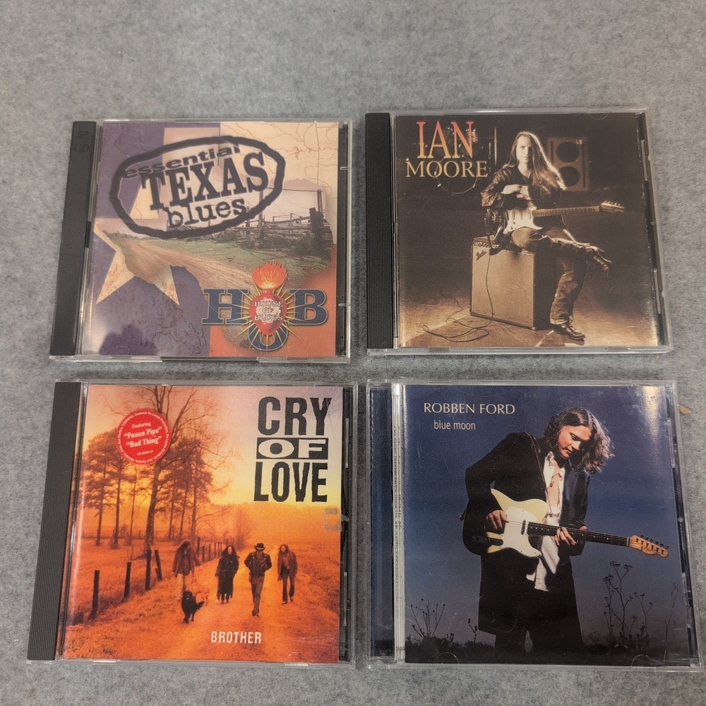 Texas Southern Blues Rock CD Lot Robben Ford Cry of Love Ian Moore House Blues